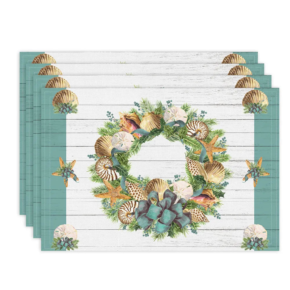 Christmas By The Sea Placemat Set