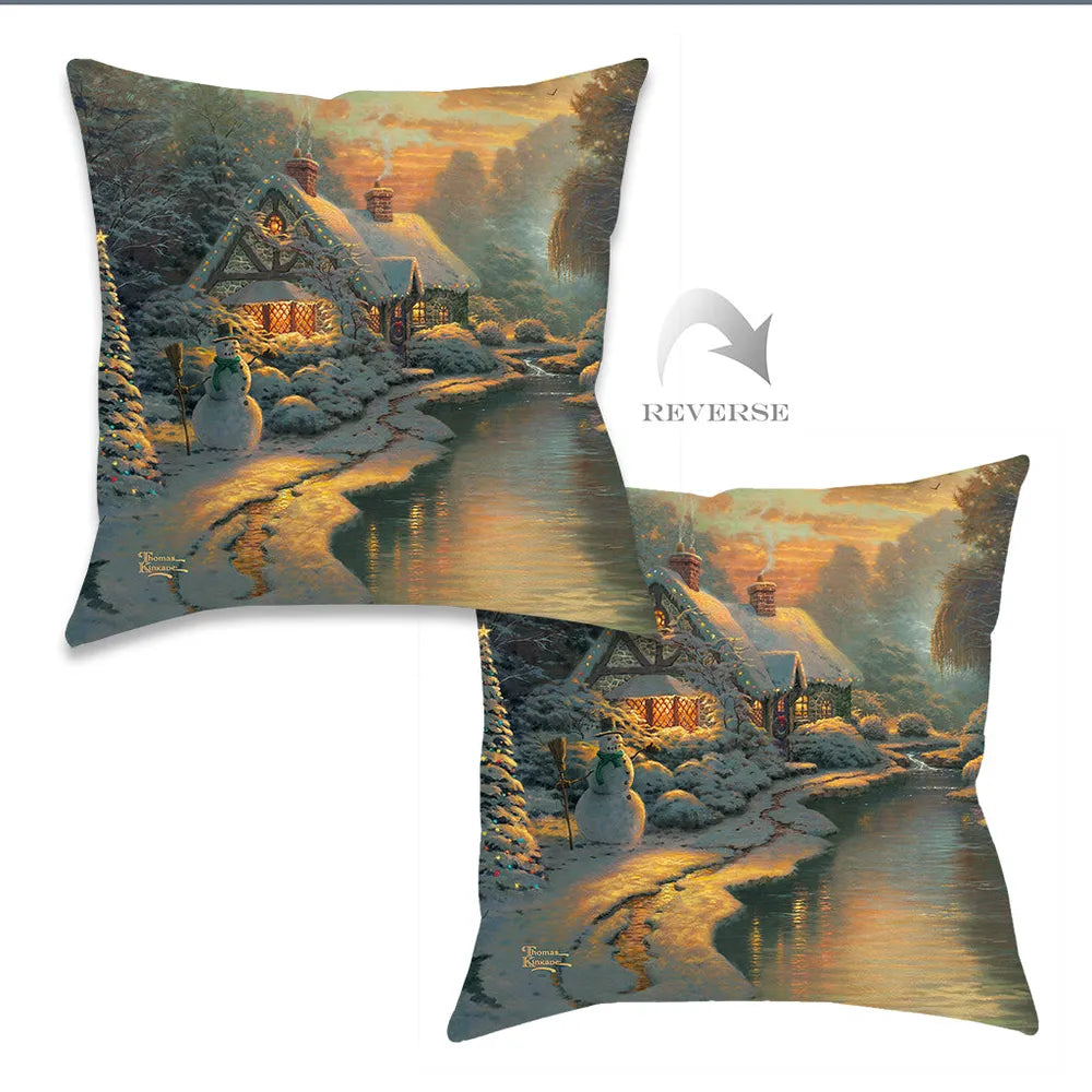 Christmas Evening Indoor Decorative Pillow