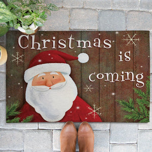 Christmas is coming Outdoor Door Mat