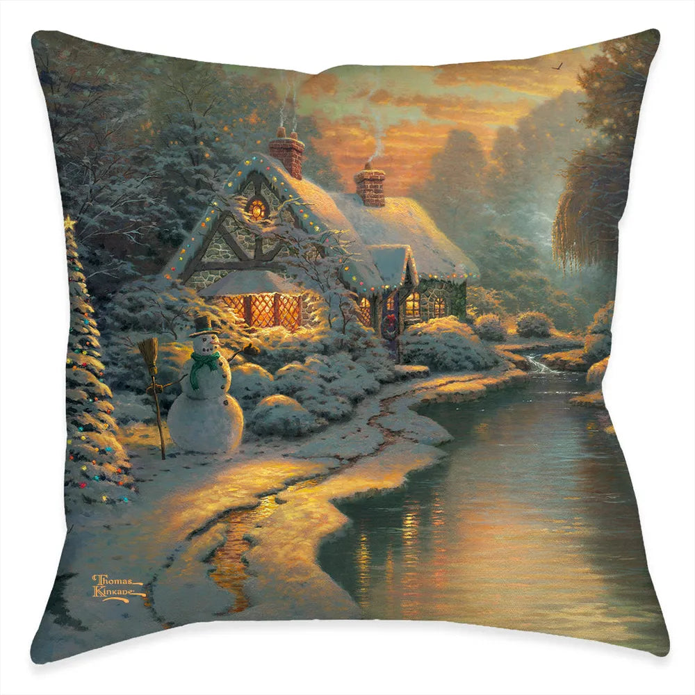 Christmas Evening Indoor Decorative Pillow