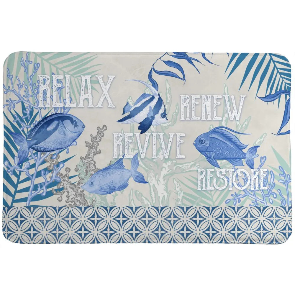 Coastal Spa Memory Foam Rug