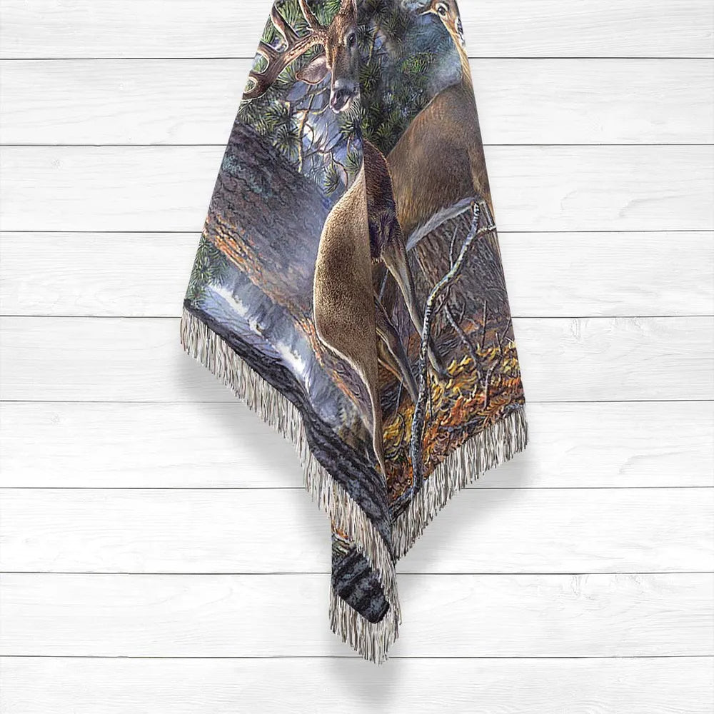 Cold Snap Woven Throw Blanket