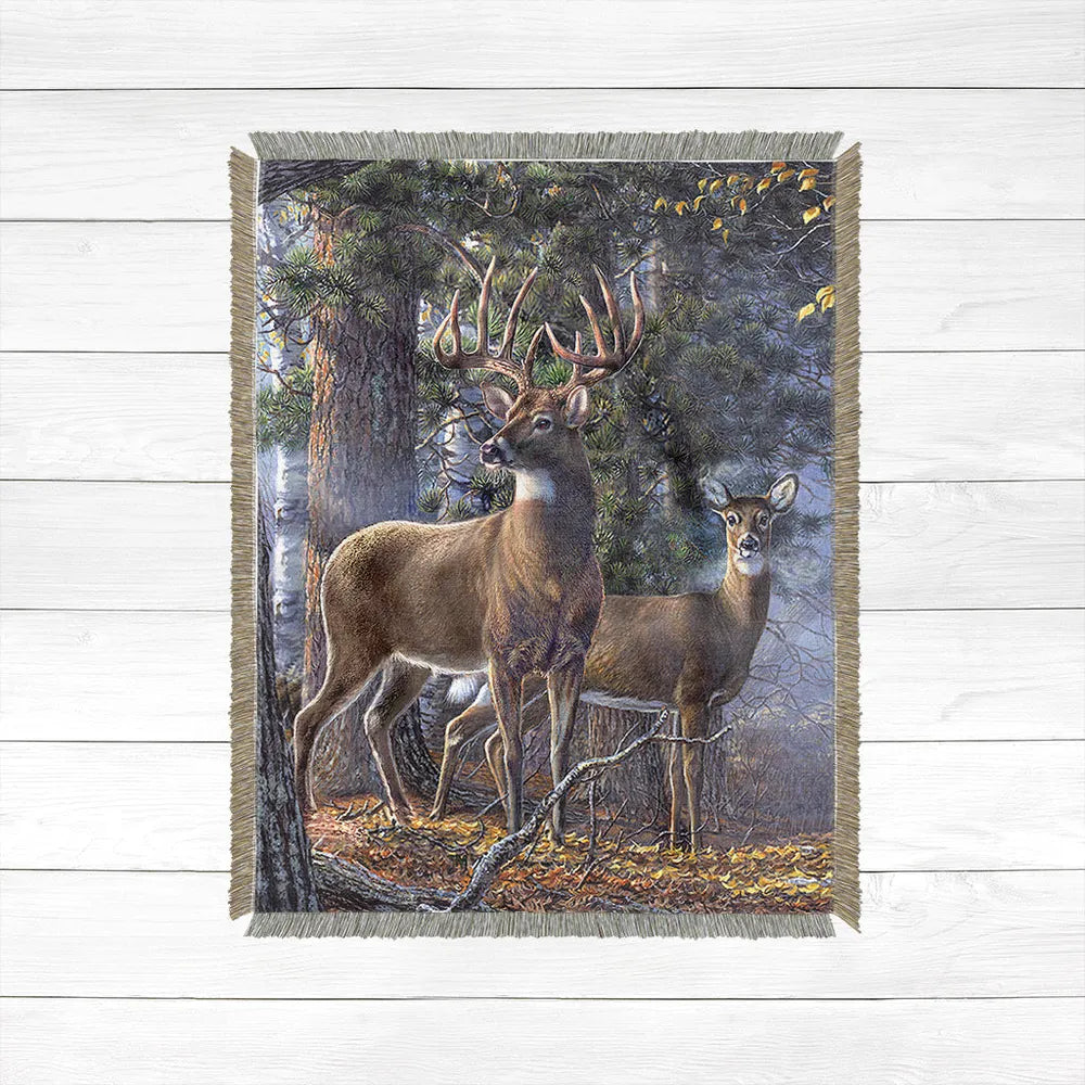 Cold Snap Woven Throw Blanket