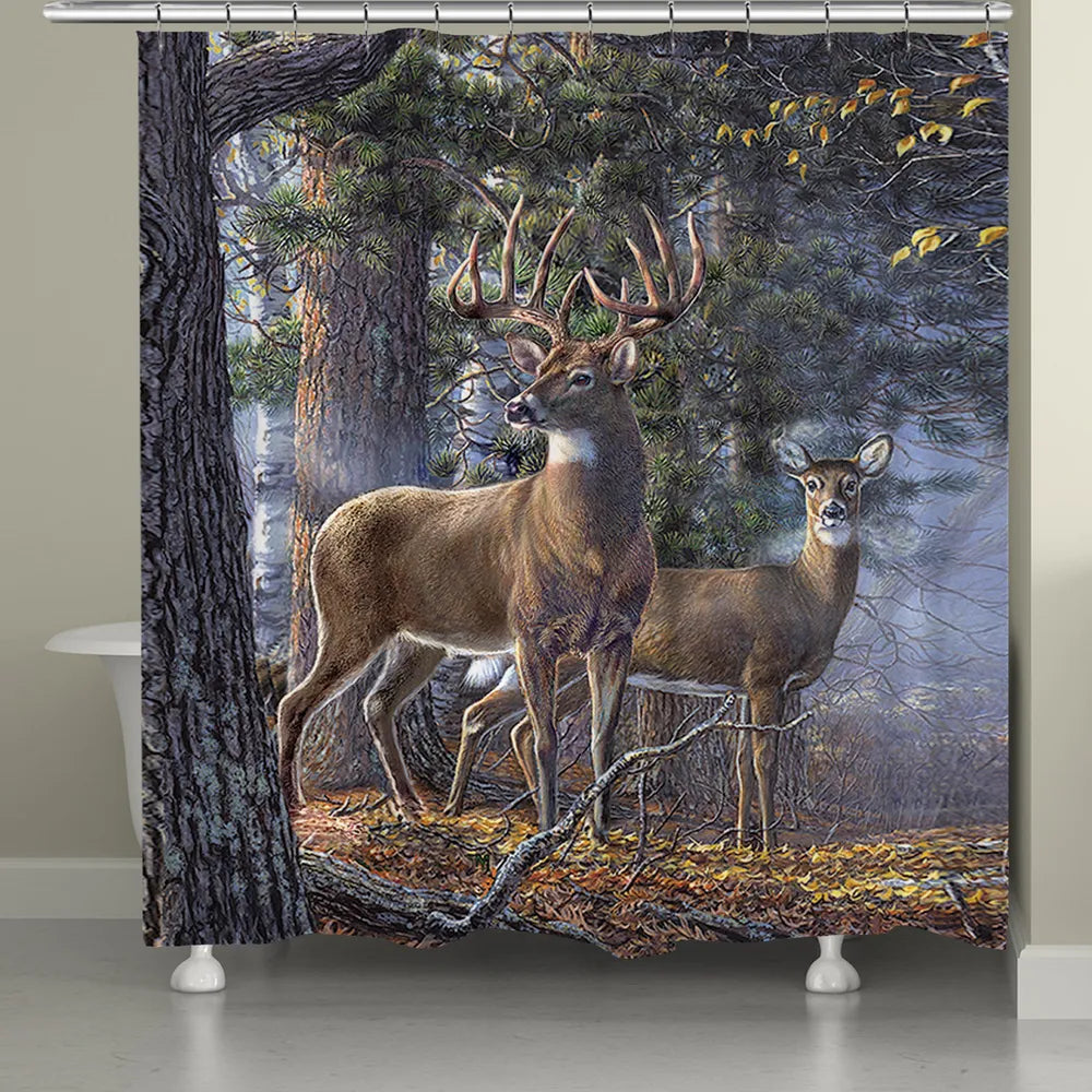 Deer Time Shower Curtain 