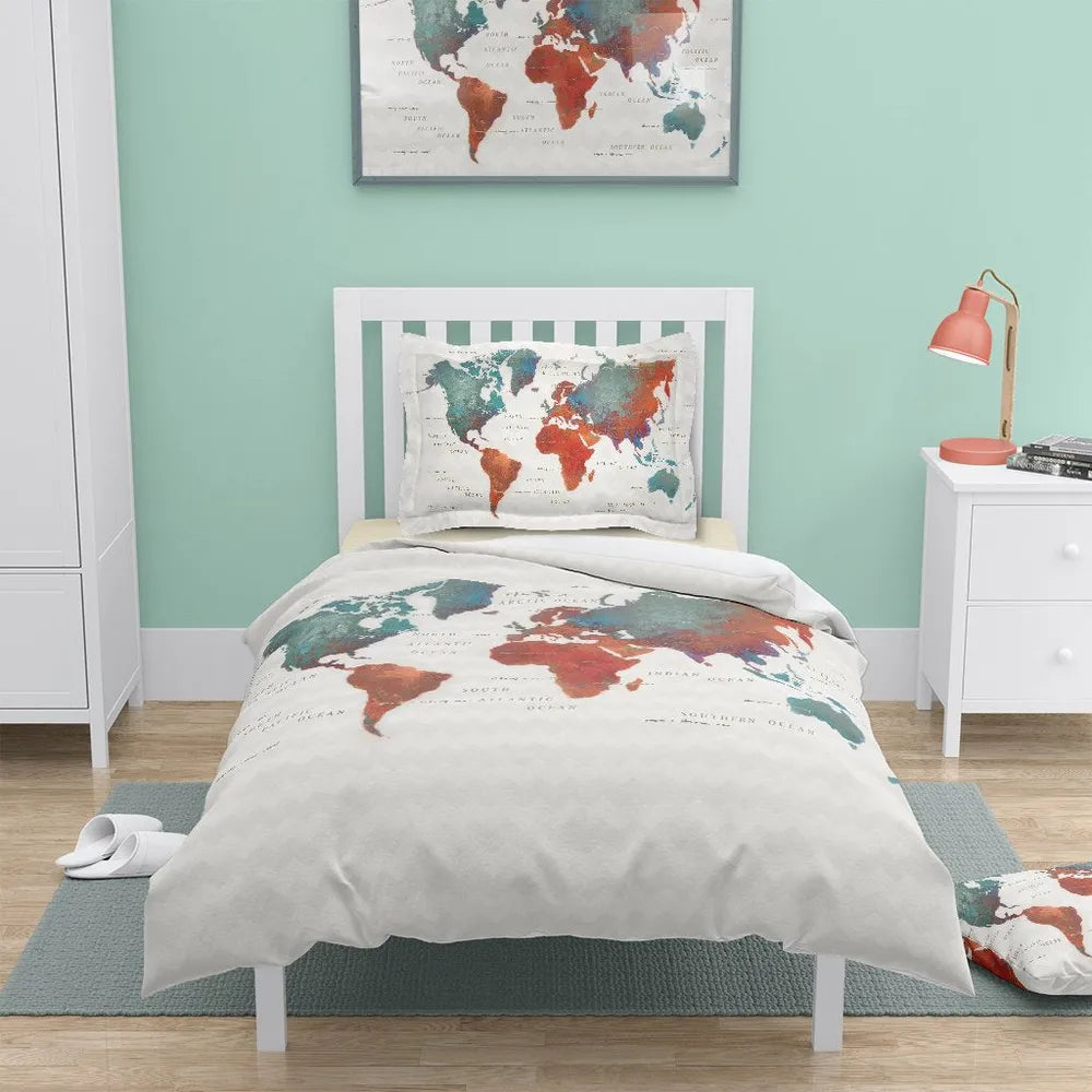 Colorful World Duvet Cover