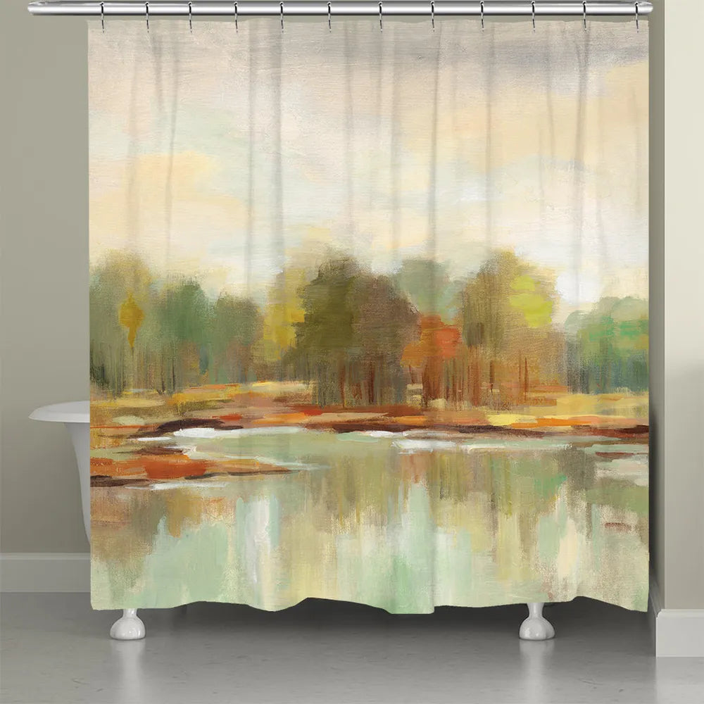 Cool Fall Day Shower Curtain