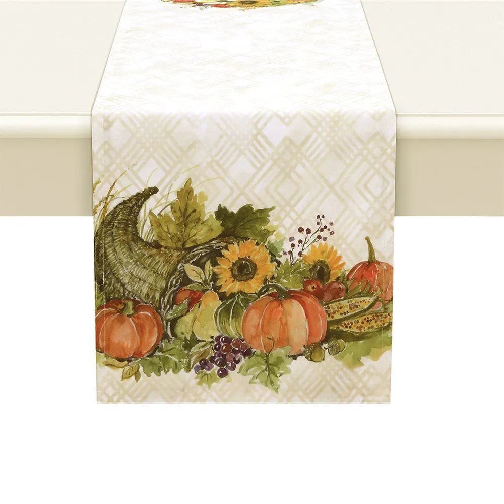 Cornucopia Harvest Table Runner