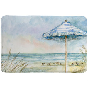 Coastal Sanctuary Beach Umbrella Memory Foam Rug