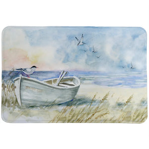 Coastal Sanctuary Boat Memory Foam Rug