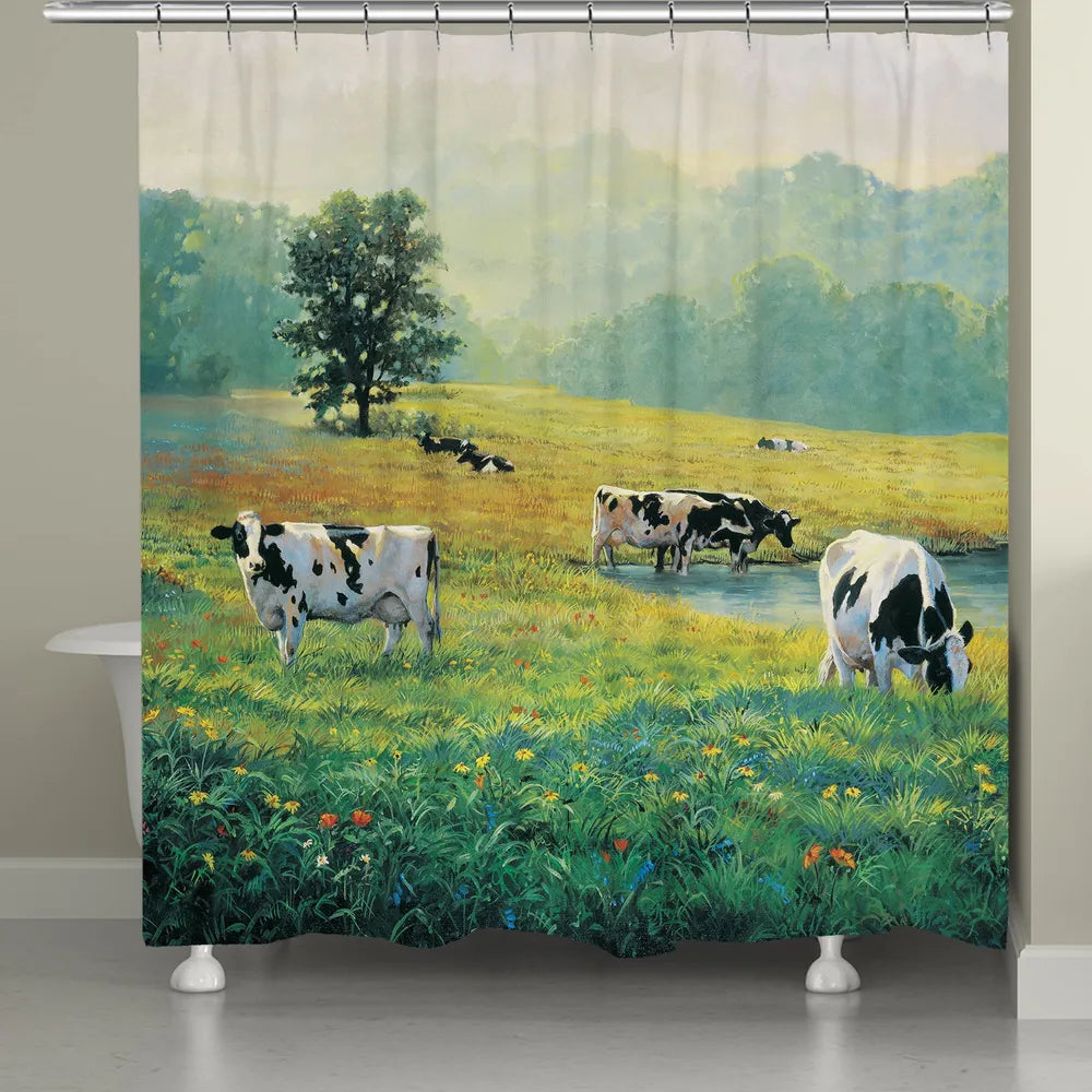 Grazing in Fields Shower Curtain 
