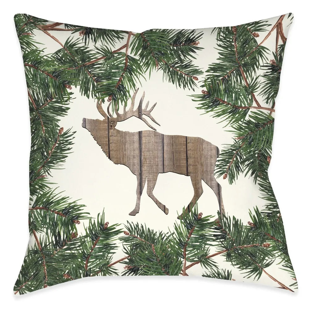 Moose christmas outlet pillow