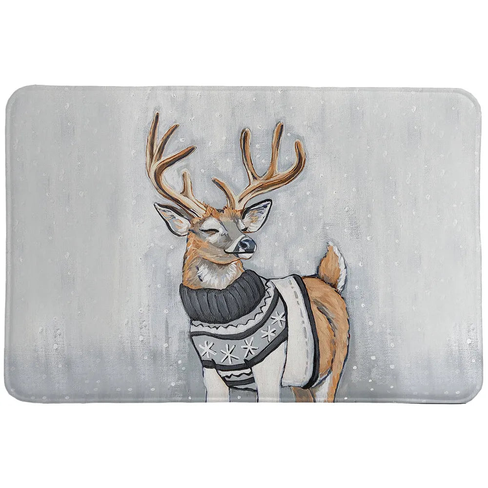 Cozy Deer Memory Foam Rug