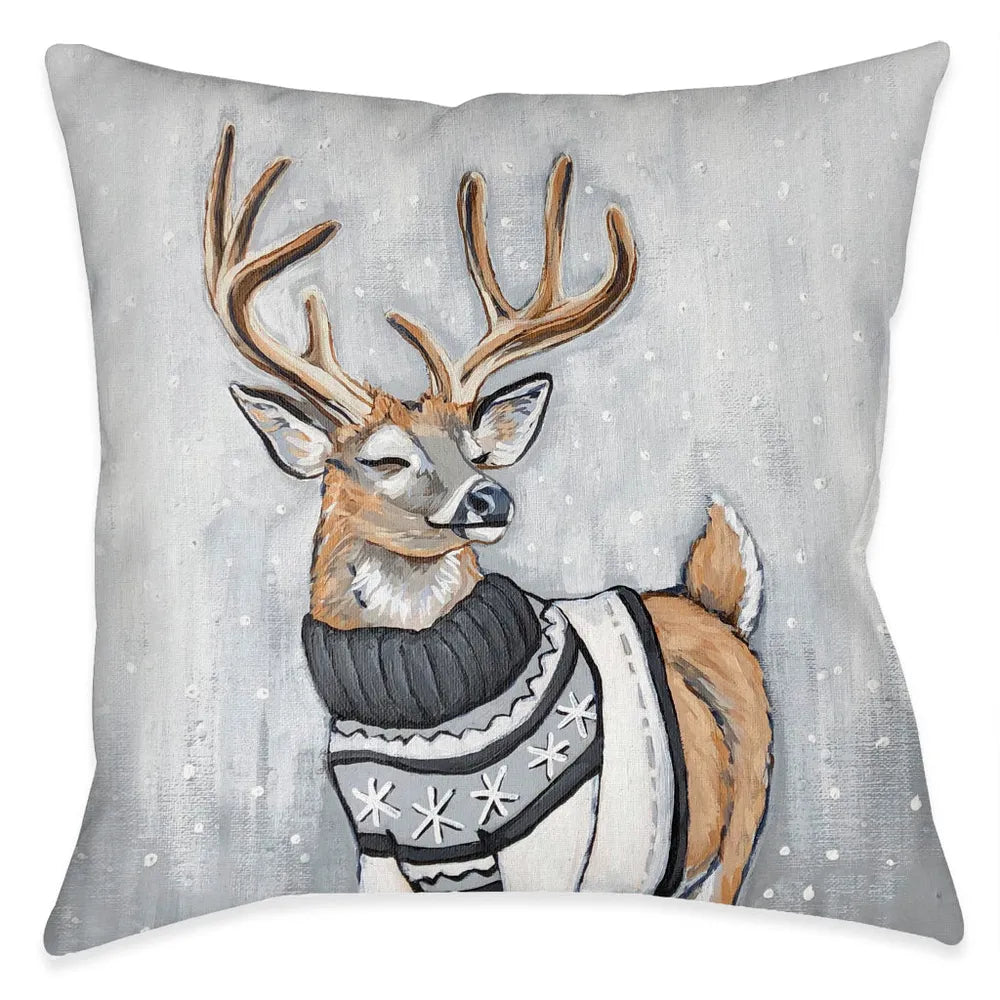 Cozy Deer Indoor Decorative Pillow