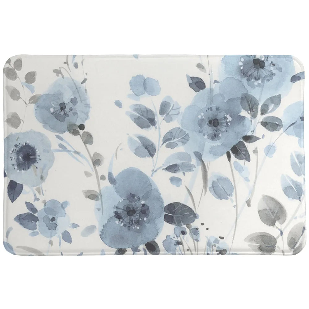 Dancing Flowers Memory Foam Rug