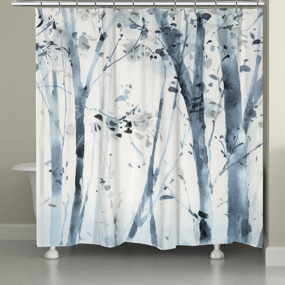 Dancing Leaves Shower Curtain
