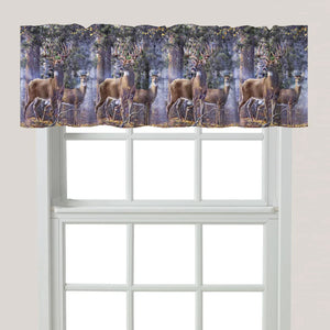 Deer Time Window Valance