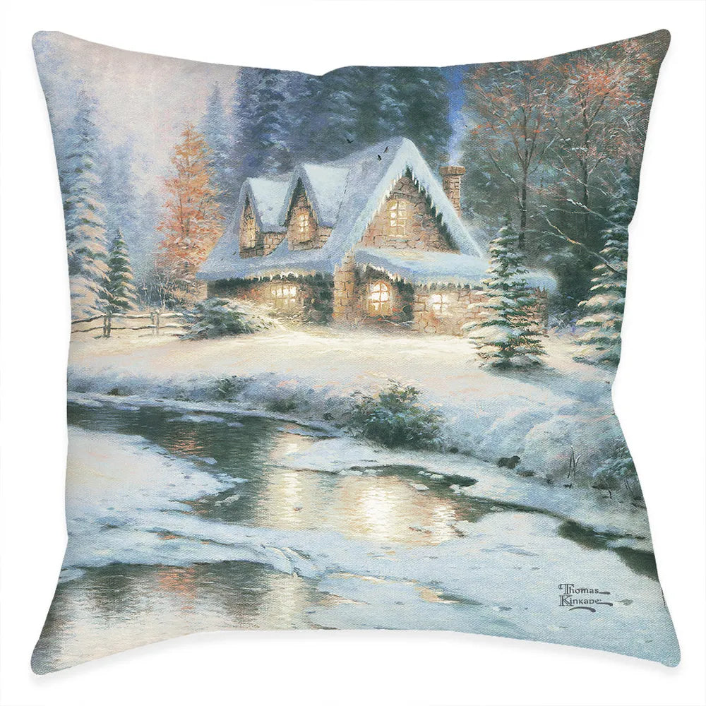 Joy of Christmas Reindeer Indoor Decorative Pillow - Laural Home