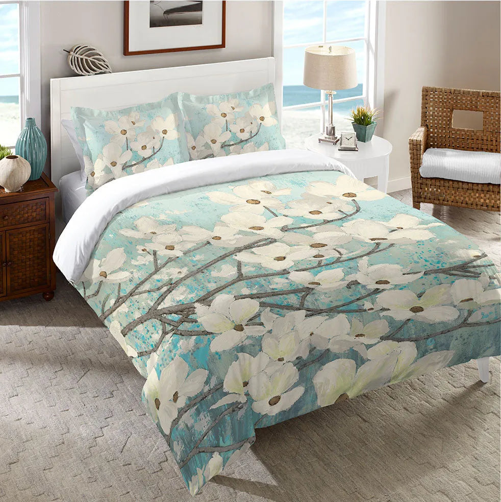 Dogwood Blossoms Duvet Cover 