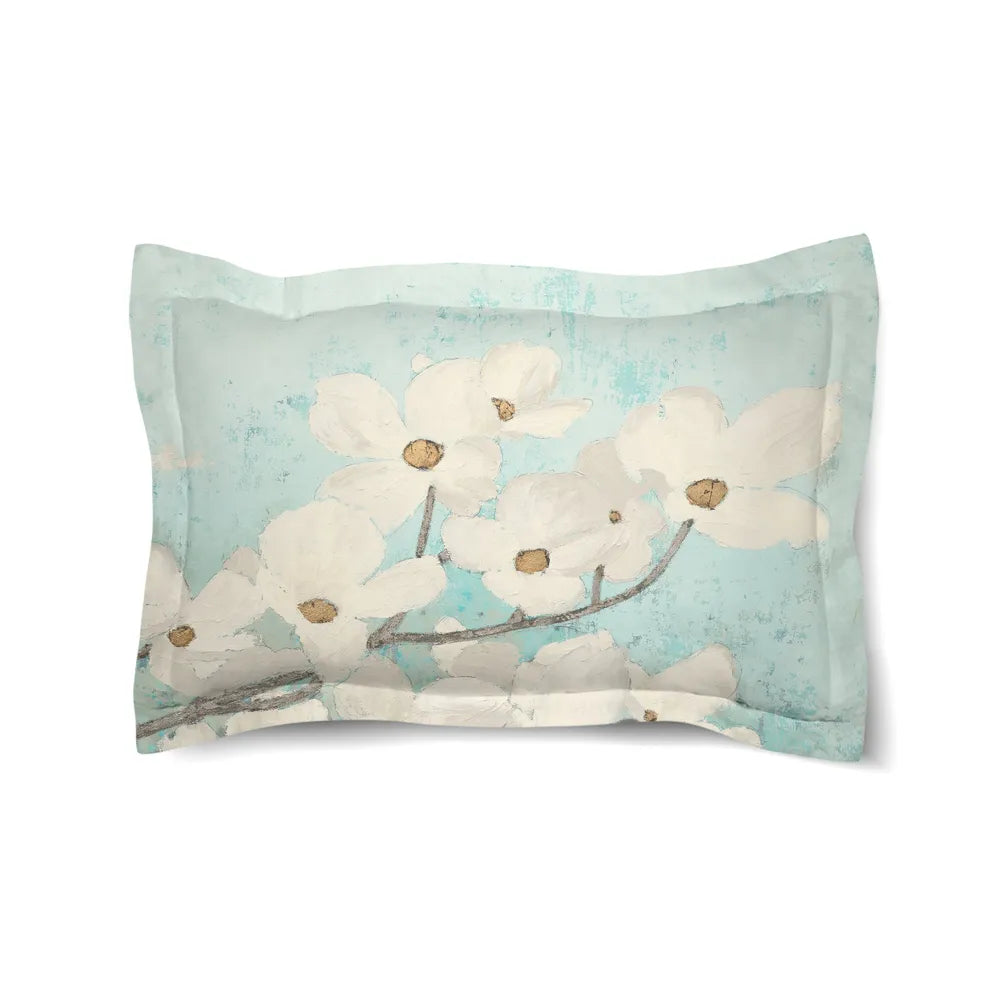 Dogwood Blossoms Duvet Sham
