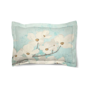 Dogwood Blossoms Comforter Sham