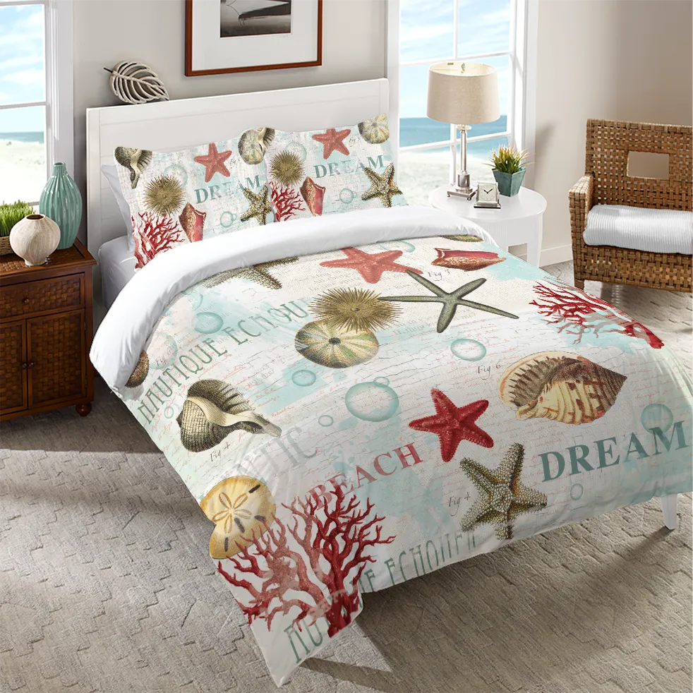 Dream Beach Shells Duvet Cover 