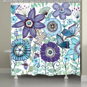Dream Butterfly Garden Shower Curtain