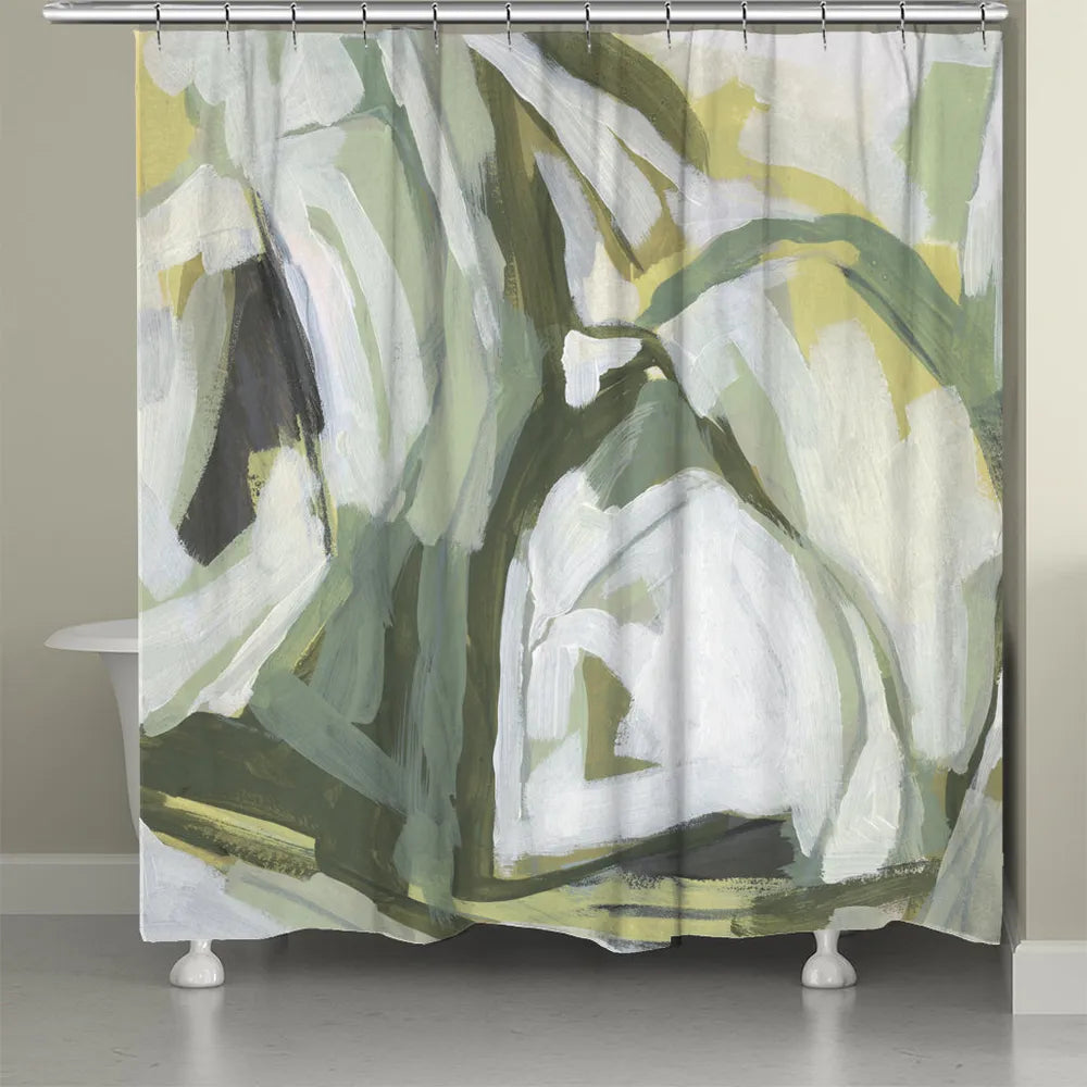 Laural Home 71-in L Fashion Sketchbook Graphic Print Polyester Shower  Curtain at