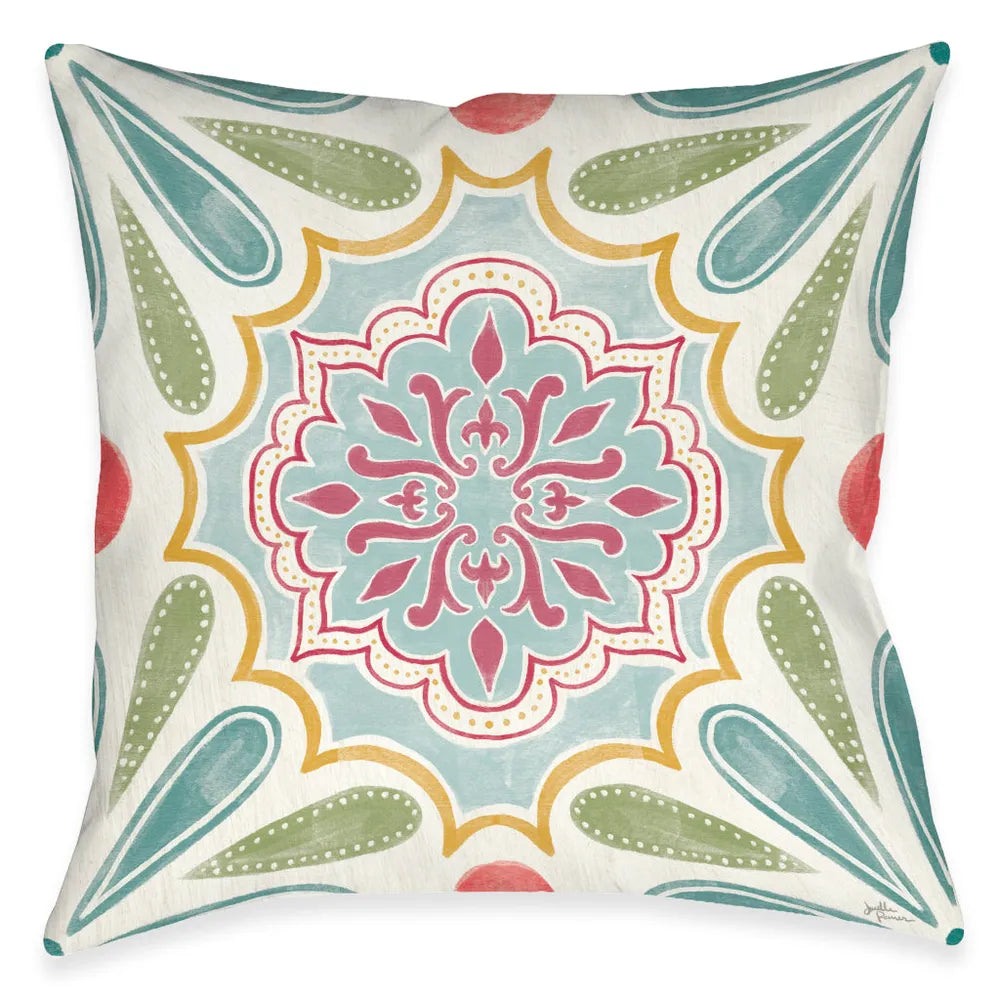 Elegant Floral Indoor Decorative Pillow