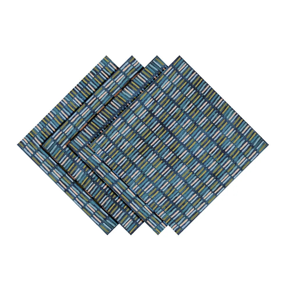 Embellished Shells Napkin Set of 4