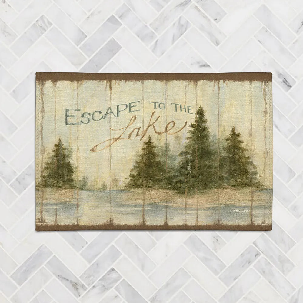 Escape to the Lake Chenille Accent Rug