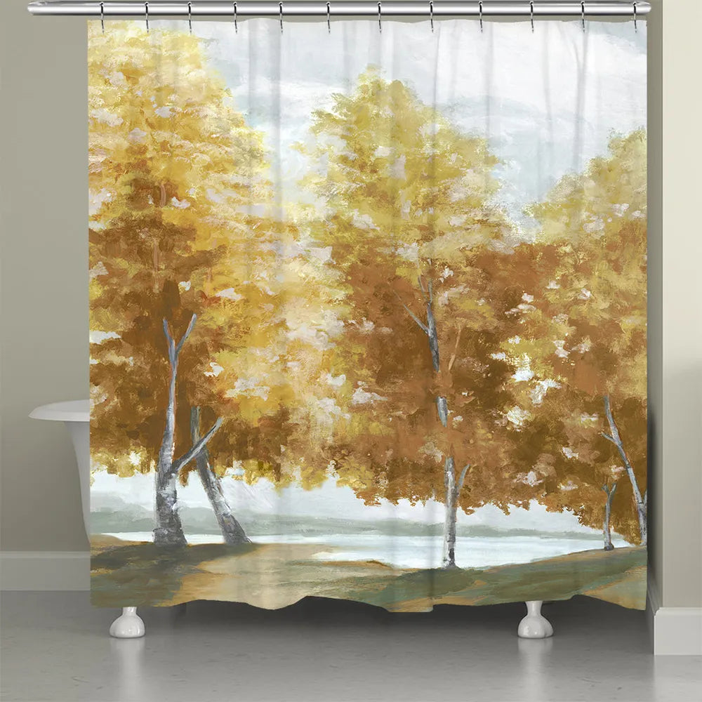 Fall Trees Shower Curtain