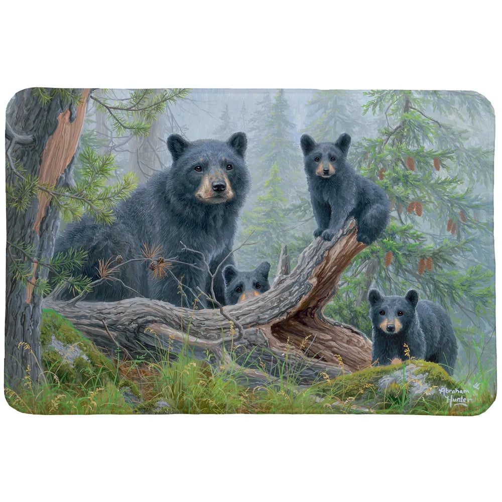 Family Bears Memory Foam Rug