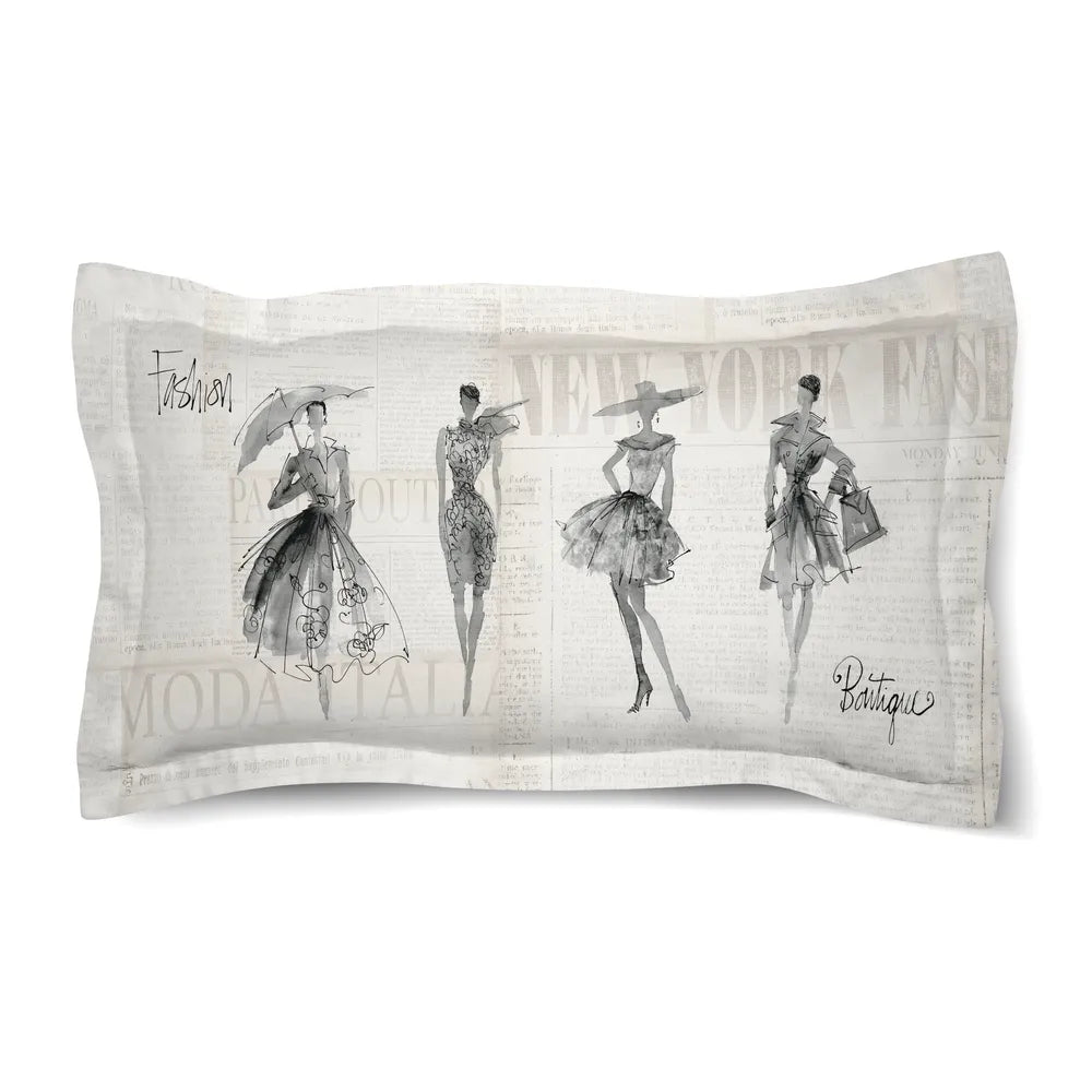 Fashion Sketchbook Duvet Sham