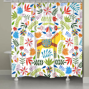 Fiesta Animal Shower Curtain