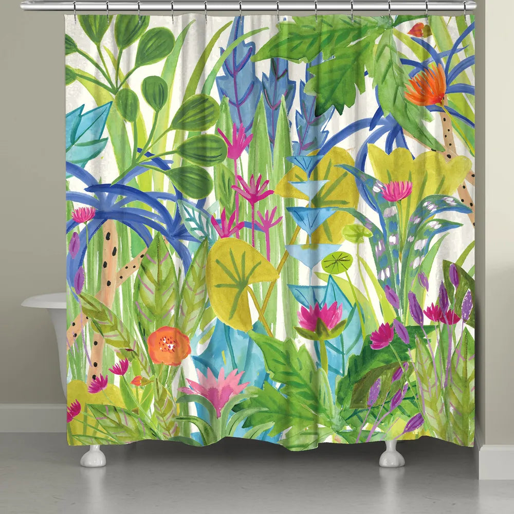 Botanical Jungle Shower Curtain - Laural Home