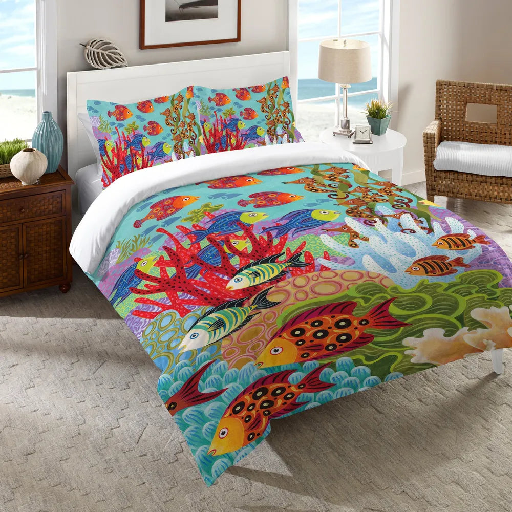 Fish in the Hood Comforter - Laural Home