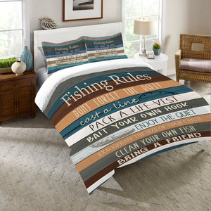 Fishing Rules Comforter