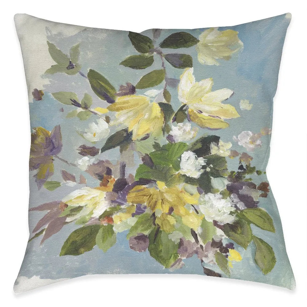 Floral Aroma Outdoor Decorative Pillow