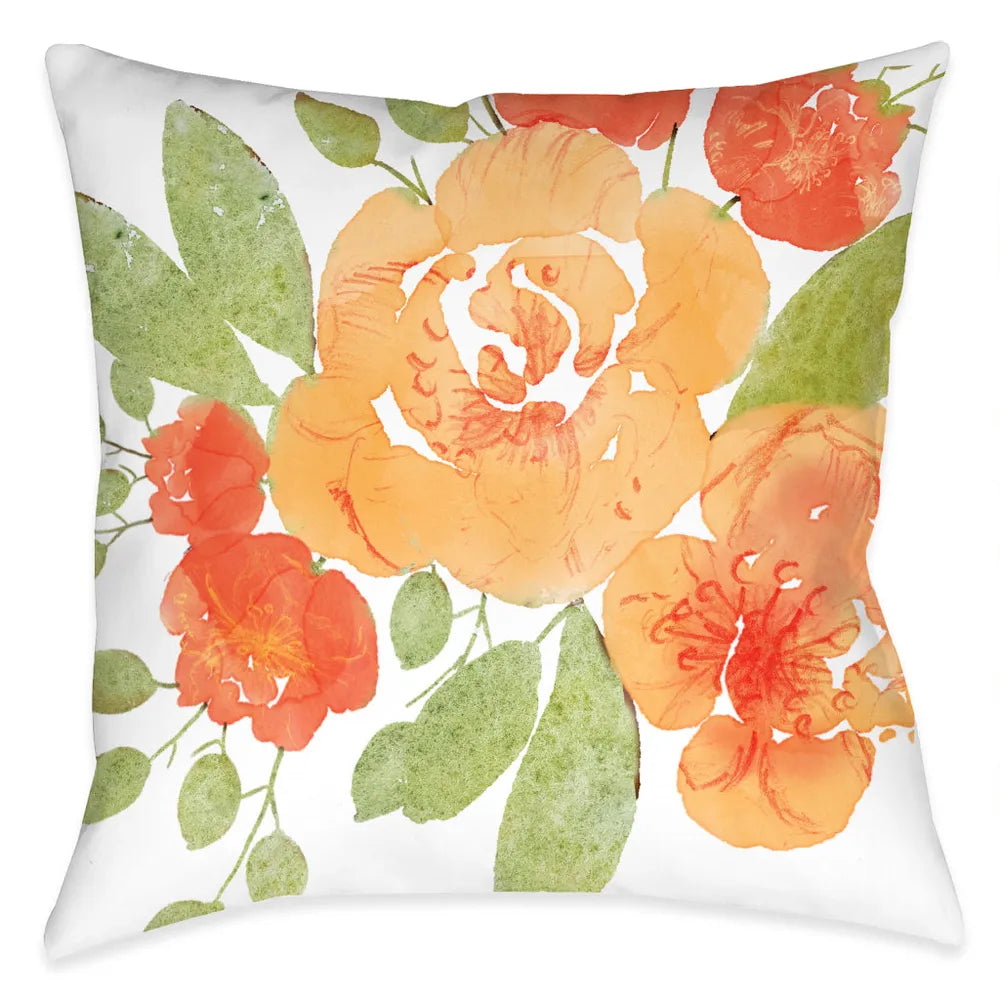 Floral Burst Indoor Decorative Pillow