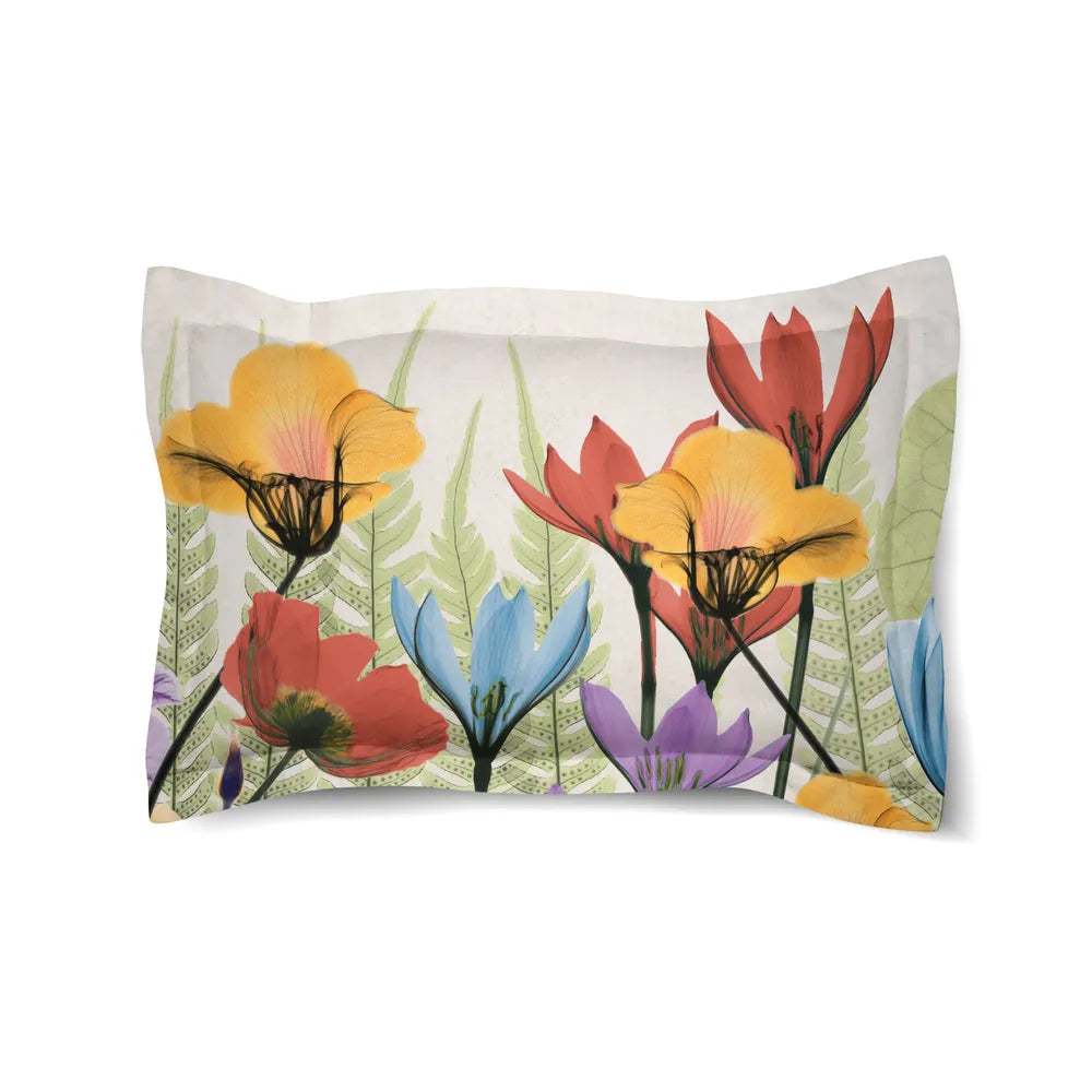 Flowers and Ferns Duvet Sham
