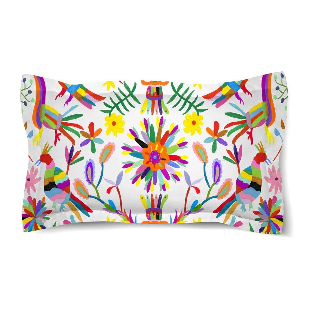 Folk Art Whimsy Duvet Sham