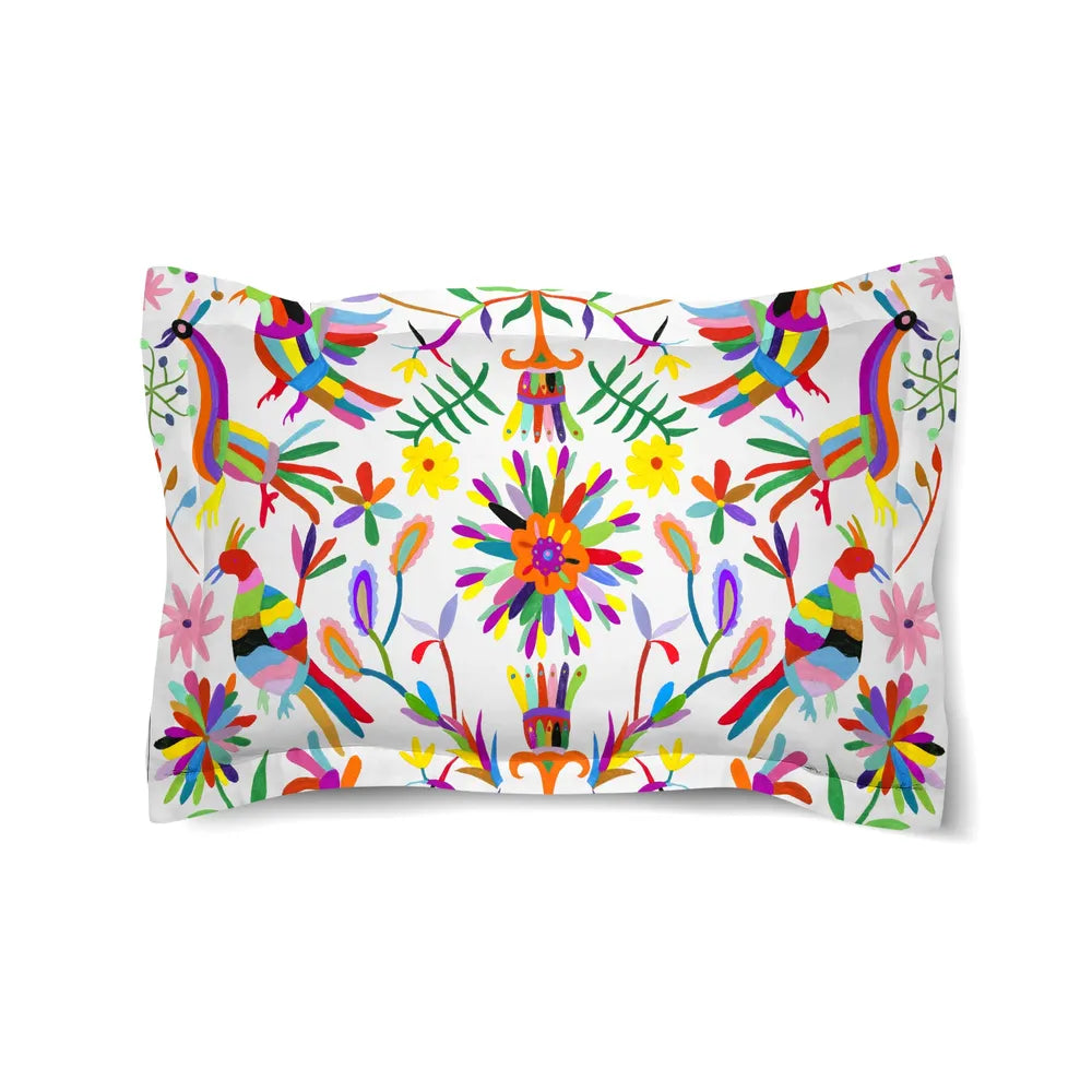 Folk Art Whimsy Duvet Sham