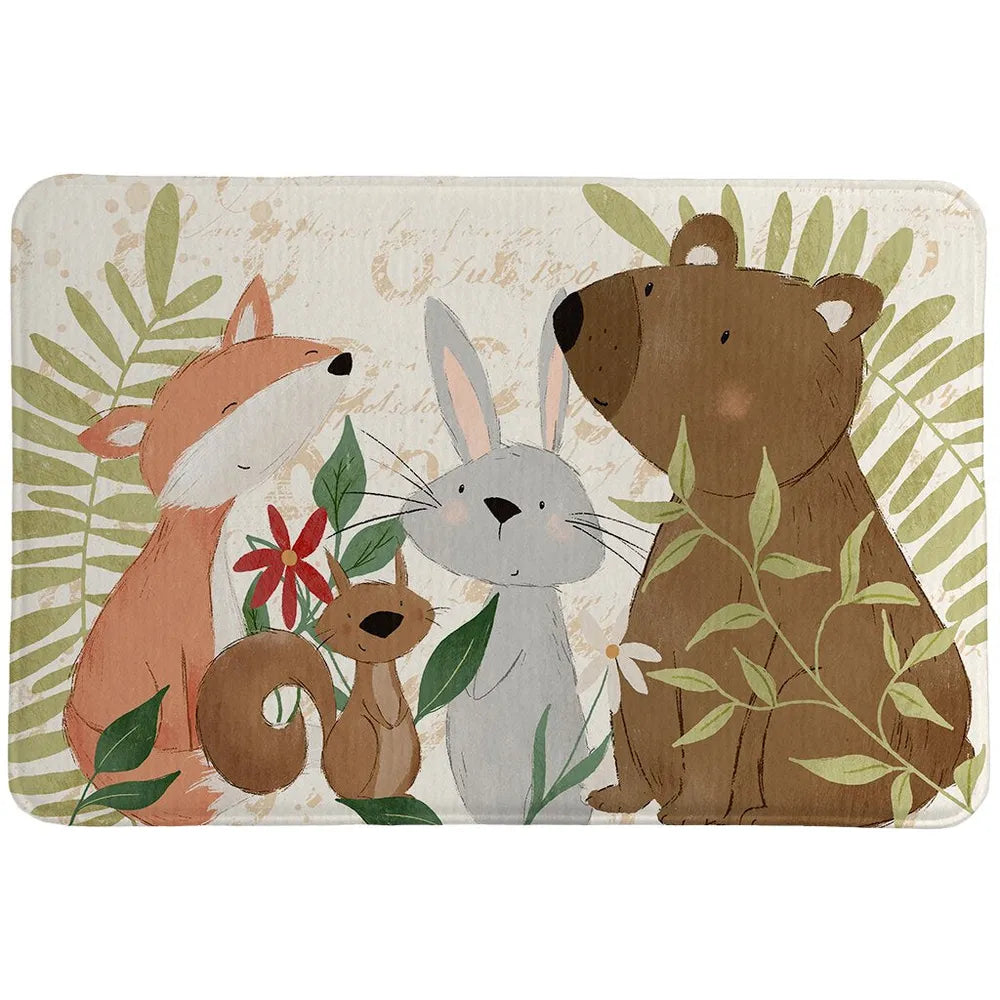 Forest Family Memory Foam Rug