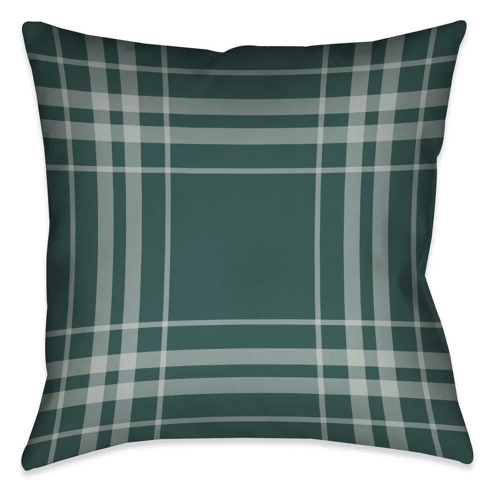 plaid pillow