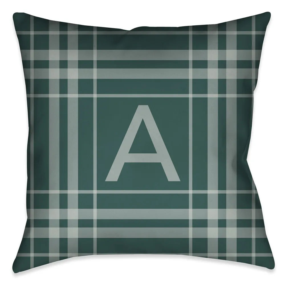 plaid pillow