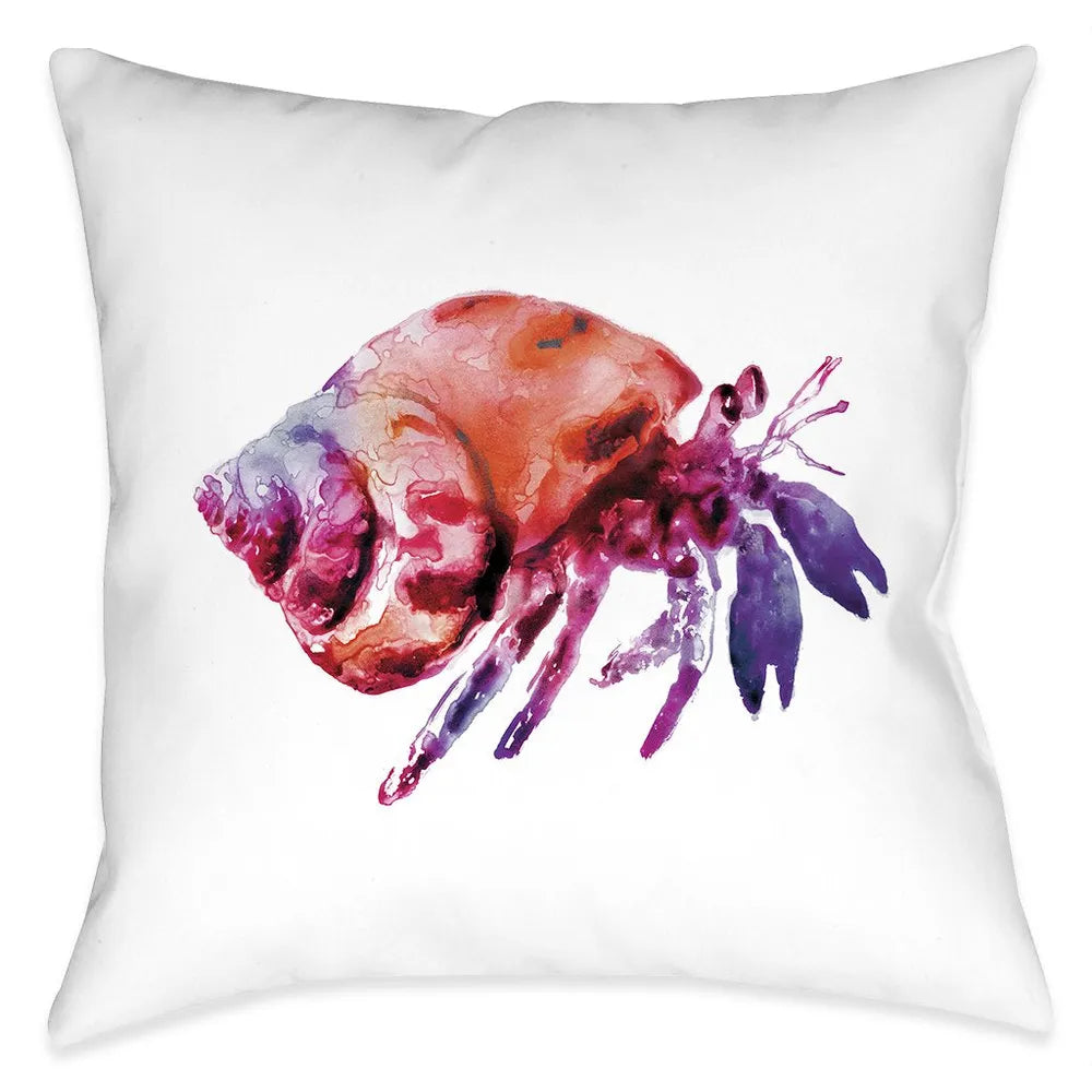 Galaxy Hermit Crab Indoor Decorative Pillow