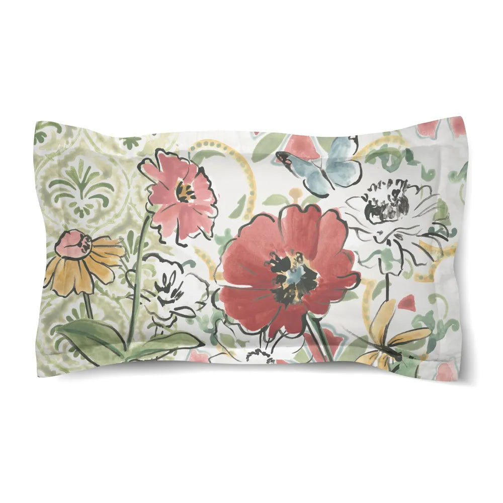 Garden Filigree Bloom Comforter Sham