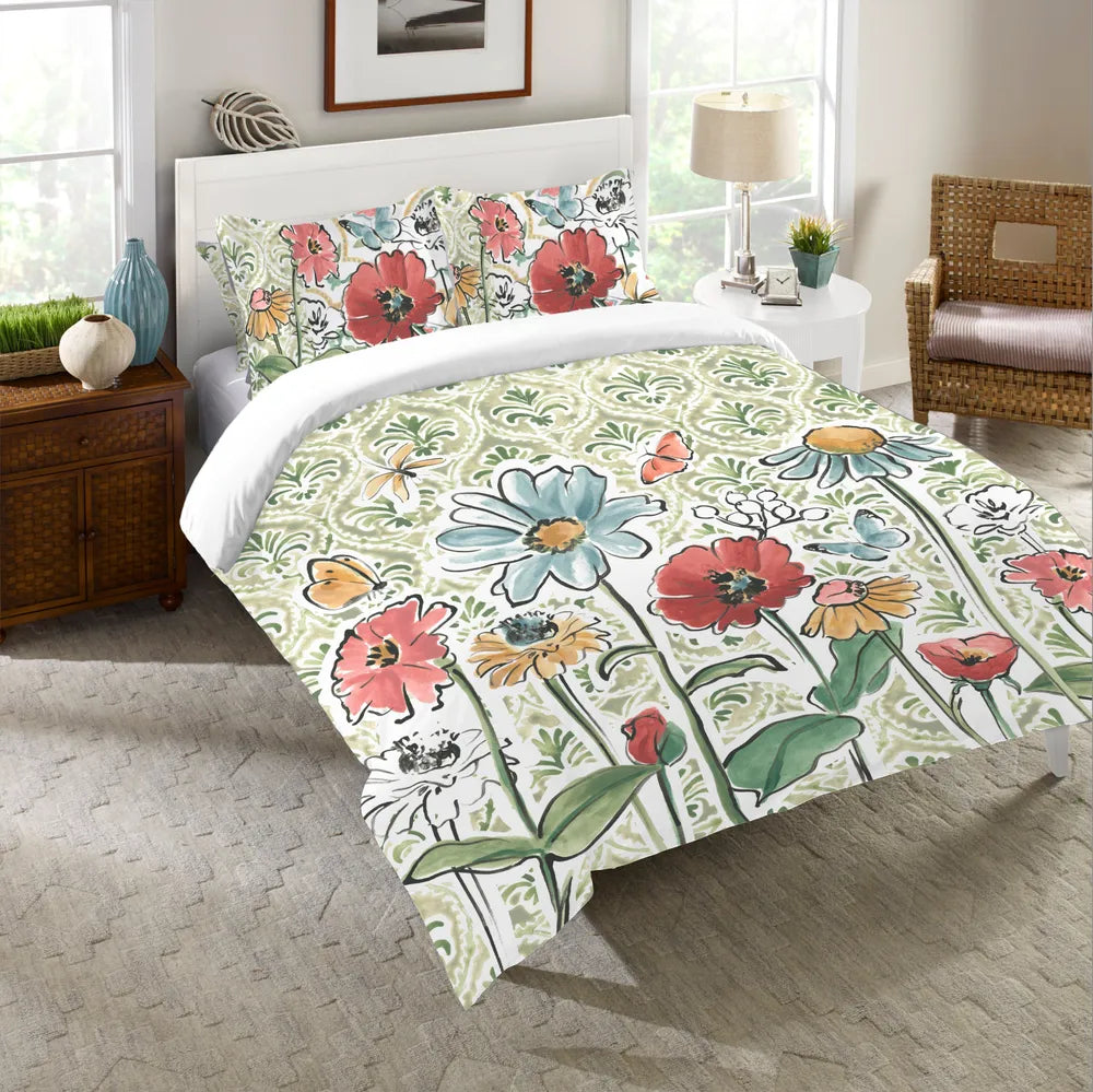 Garden Filigree Bloom Comforter