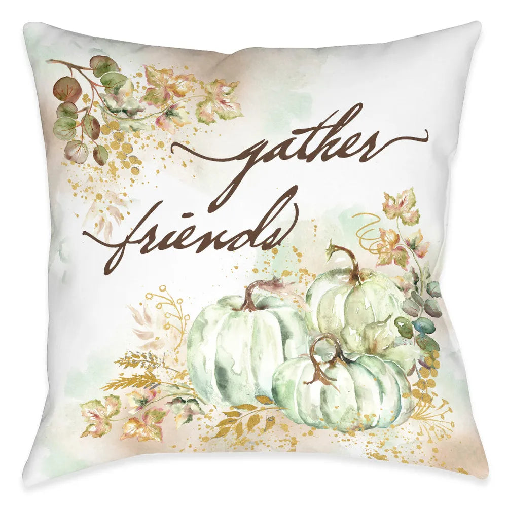 Ghost Pumpkin Gather Indoor Decorative Pillow