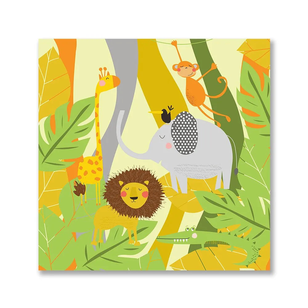 Jungle Pals Green Comforter